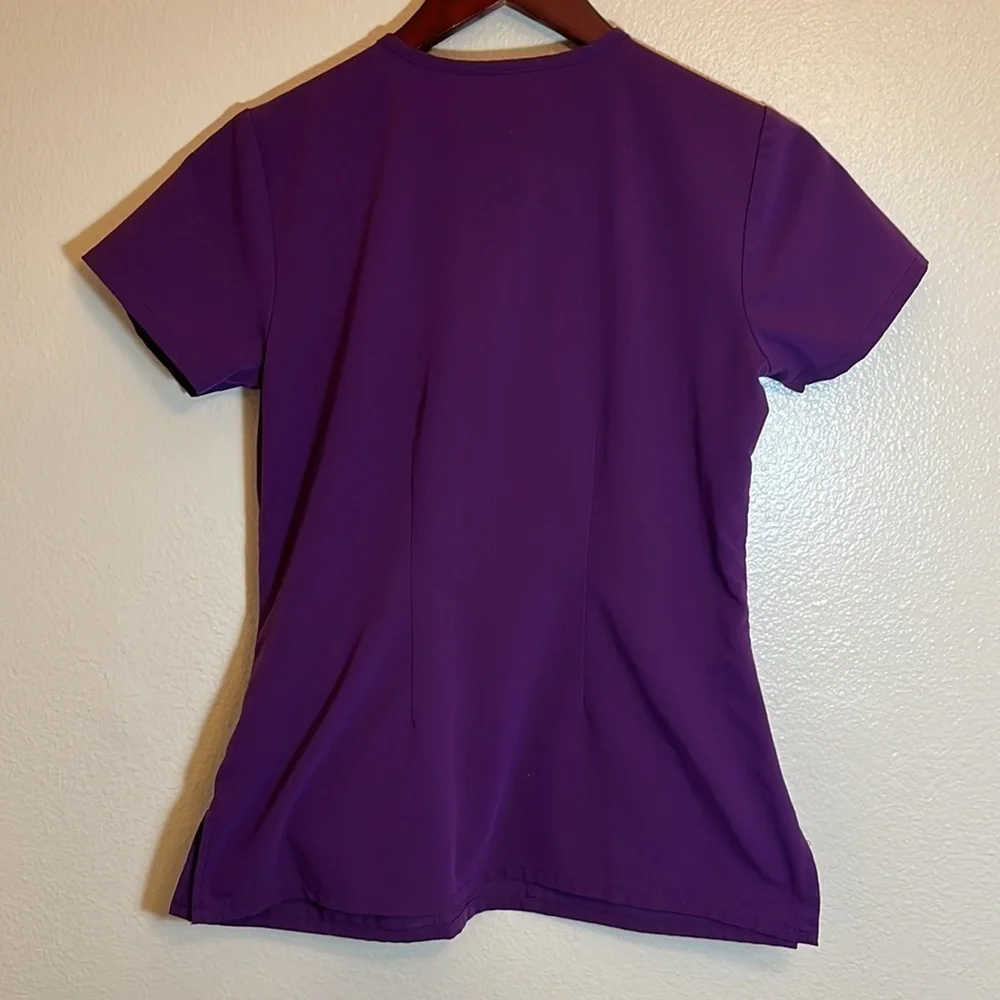 GREY’S Anatomy By Barco Purple Scrub Shirt - Picture 8 of 14